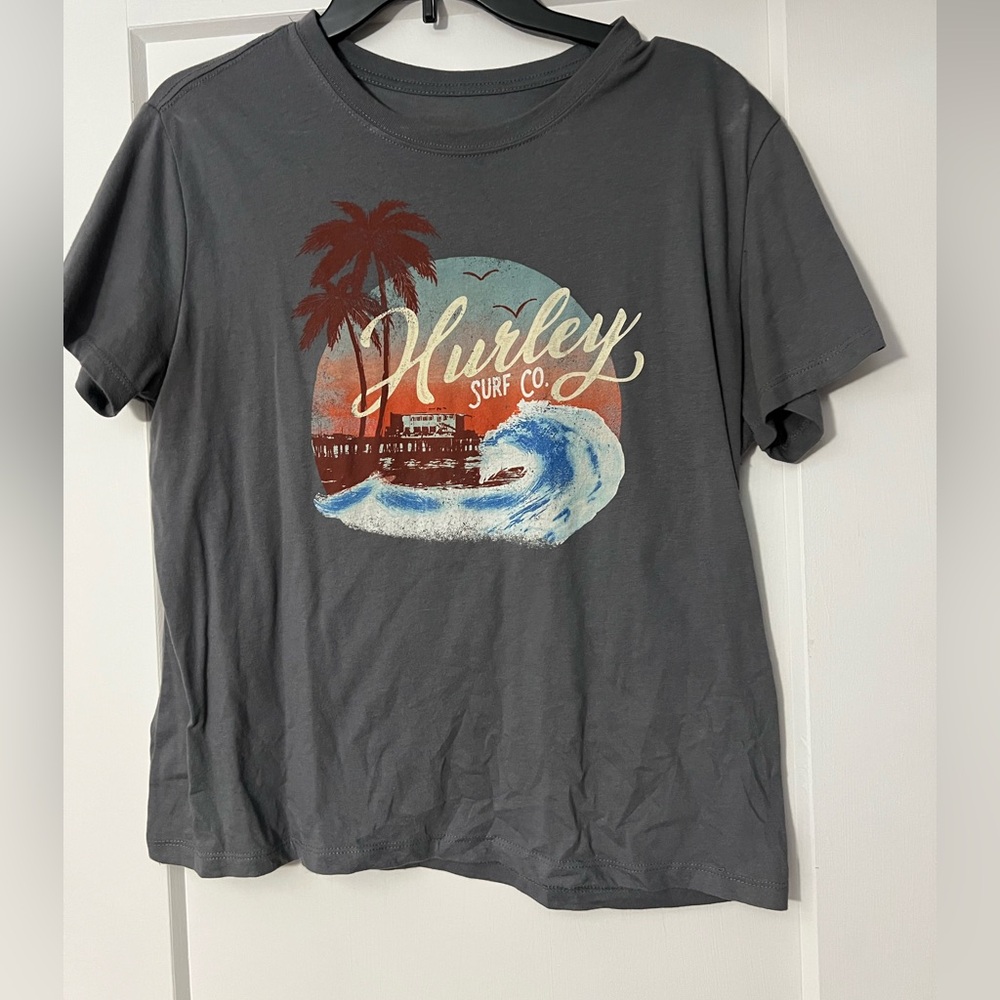 Hurley women’s Gray Graphic T-Shirt